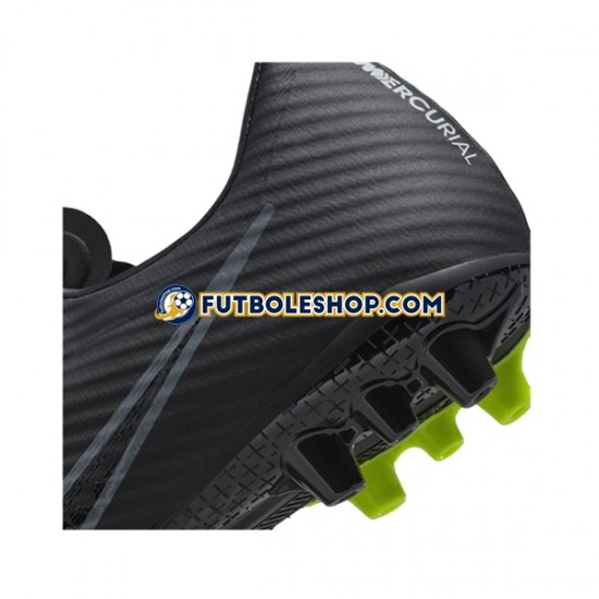 Botas de Fútbol Nike Air Zoom Mercurial Vapor XV Shadow Academy AG Gris Negro
