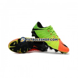 Botas de Fútbol Nike HyperVenom Phantom III Elite FG Naranja Verde