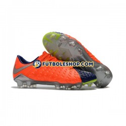 Botas de Fútbol Nike HyperVenom Phantom III Elite FG Naranja Azul