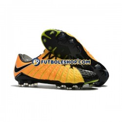 Botas de Fútbol Nike HyperVenom Phantom III Elite FG Amarillo Negro