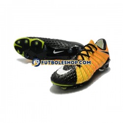 Botas de Fútbol Nike HyperVenom Phantom III Elite FG Amarillo Negro