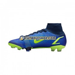 Botas de Fútbol Nike Mercurial Superfly VIII Recharge Elite FG Azul Amarillo
