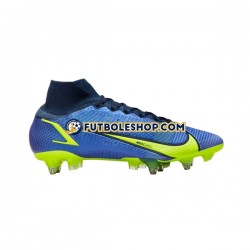 Botas de Fútbol Nike Mercurial Superfly VIII Recharge Elite SG Pro AC Azul Amarillo