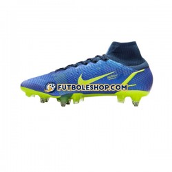 Botas de Fútbol Nike Mercurial Superfly VIII Recharge Elite SG Pro AC Azul Amarillo