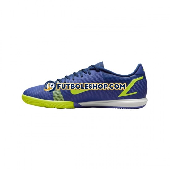 Botas de Fútbol Nike Mercurial Vapor XIV Recharge Academy IC Azul Amarillo