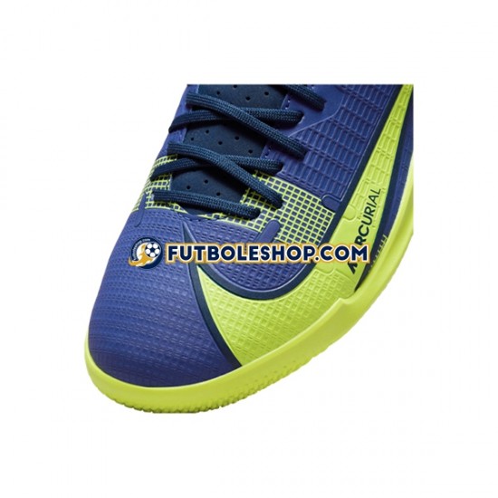 Botas de Fútbol Nike Mercurial Vapor XIV Recharge Academy IC Azul Amarillo