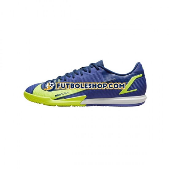 Botas de Fútbol Nike Mercurial Vapor XIV Recharge Academy IC Azul Amarillo