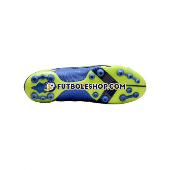 Botas de Fútbol Nike Mercurial Vapor XIV Recharge Elite AG Azul Amarillo