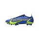 Botas de Fútbol Nike Mercurial Vapor XIV Recharge Elite AG Azul Amarillo