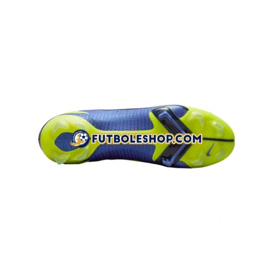 Botas de Fútbol Nike Mercurial Vapor XIV Recharge Elite FG Azul Amarillo