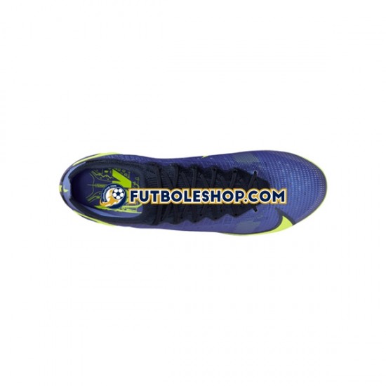 Botas de Fútbol Nike Mercurial Vapor XIV Recharge Elite FG Azul Amarillo