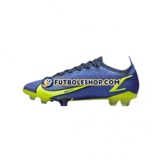 Botas de Fútbol Nike Mercurial Vapor XIV Recharge Elite FG Azul Amarillo