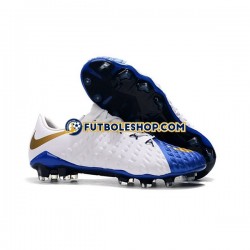 Botas de Fútbol Nike Neymar HyperVenom Phantom 3 Elite FG Azul Amarillo Blanco