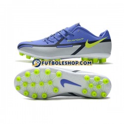 Botas de Fútbol Nike Phantom GT2 AG Azul Blanco Verde