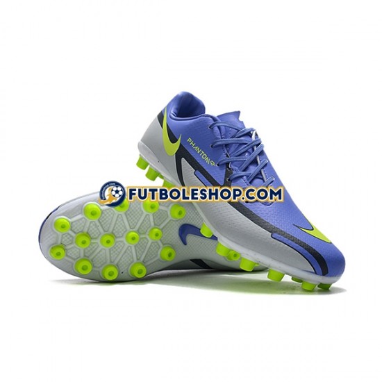 Botas de Fútbol Nike Phantom GT2 AG Azul Blanco Verde
