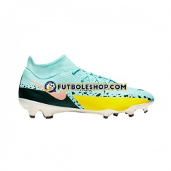 Botas de Fútbol Nike Phantom GT2 Academy DF FGMG Lucent Azul Amarillo