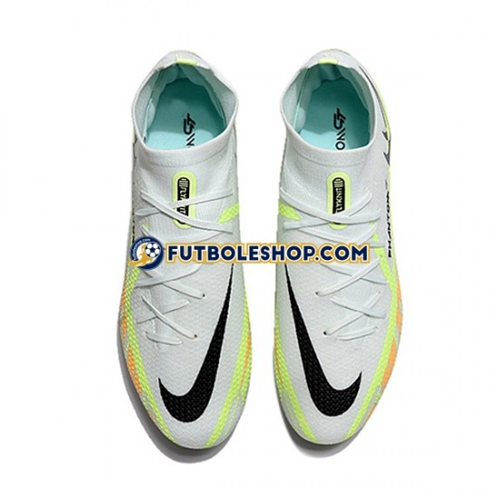 Botas de Fútbol Nike Phantom GT2 Dynamic Fit Elite FG Naranja Blanco Verde