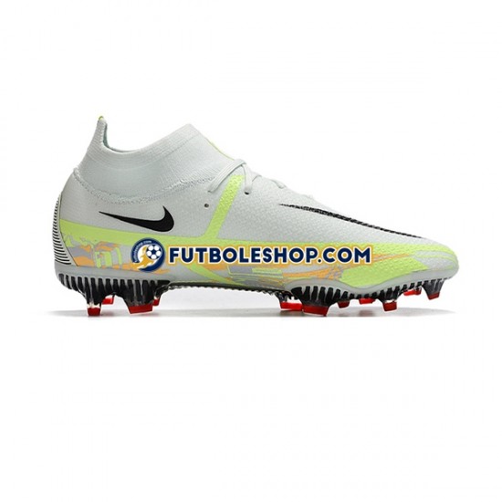 Botas de Fútbol Nike Phantom GT2 Dynamic Fit Elite FG Naranja Blanco Verde