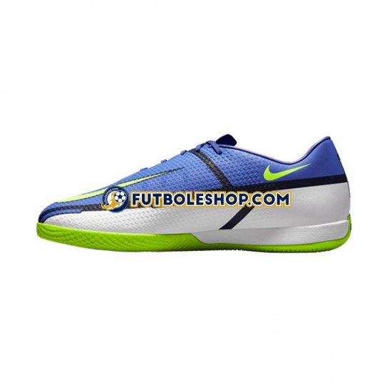 Botas de Fútbol Nike Phantom GT2 Recharge Academy IC Halle Gris Azul Amarillo