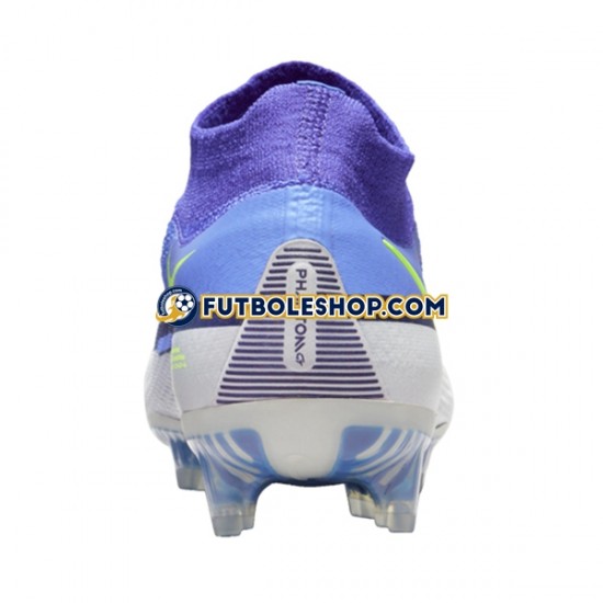 Botas de Fútbol Nike Phantom GT2 Recharge Elite DF FG Gris Azul Amarillo