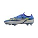 Botas de Fútbol Nike Phantom GT2 Recharge Elite FG Gris Azul Amarillo