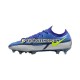 Botas de Fútbol Nike Phantom GT2 Recharge Elite FG Gris Azul Amarillo