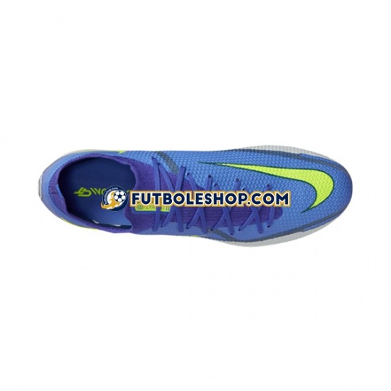 Botas de Fútbol Nike Phantom GT2 Recharge Elite SG Pro AC Gris Azul Amarillo