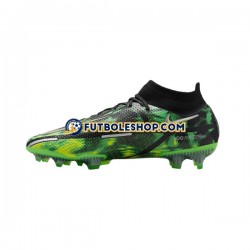 Botas de Fútbol Nike Phantom GT2 Shockwave Elite DF FG Gris Verde Negro