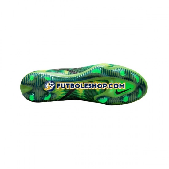 Botas de Fútbol Nike Phantom GT2 Shockwave Elite FG Gris Verde Negro