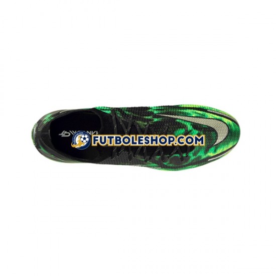 Botas de Fútbol Nike Phantom GT2 Shockwave Elite FG Gris Verde Negro