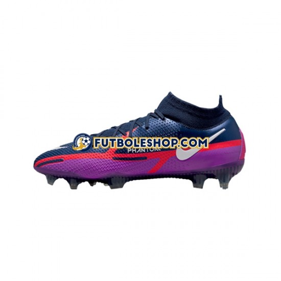 Botas de Fútbol Nike Phantom GT2 UV Elite DF FG Púrpura Rojo Azul