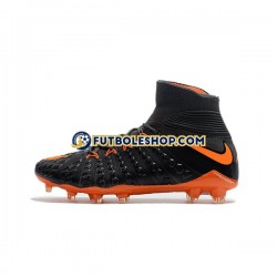 Botas de Fútbol Nike Phantom Hypervenom 3 Elite DF FG Naranja Negro