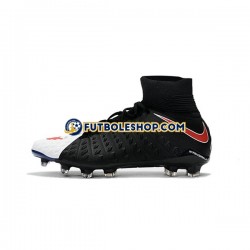 Botas de Fútbol Nike Phantom Hypervenom 3 Elite DF FG Rojo Blanco Negro