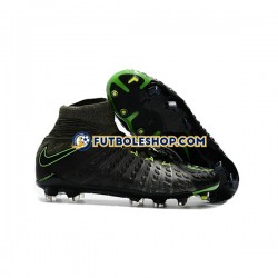 Botas de Fútbol Nike Phantom Hypervenom 3 Elite DF FG Gris Negro