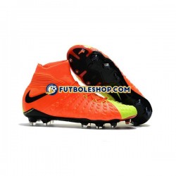 Botas de Fútbol Nike Phantom Hypervenom 3 Elite DF FG Naranja Amarillo