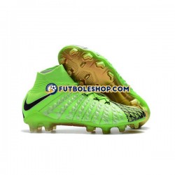 Botas de Fútbol Nike Phantom Hypervenom III Elite DF FG Verde Negro