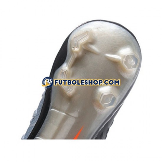 Botas de Fútbol Nike Phantom Hypervenom III Elite DF FG Rojo Gris Negro