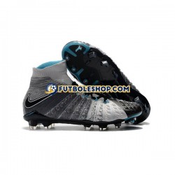 Botas de Fútbol Nike Phantom Hypervenom III Elite DF FG Gris Negro