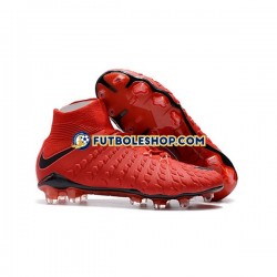 Botas de Fútbol Nike Phantom Hypervenom III Elite DF FG Rojo Negro