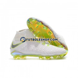 Botas de Fútbol Nike Phantom Hypervenom III Elite DF FG Gris Blanco