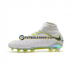 Botas de Fútbol Nike Phantom Hypervenom III Elite DF FG Gris Blanco