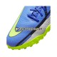 Botas de Fútbol Nike React Phantom GT2 Recharge Pro TF Gris Azul Amarillo