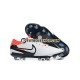 Botas de Fútbol Nike Tiempo Legend 10 Elite FG Naranja Blanco Negro