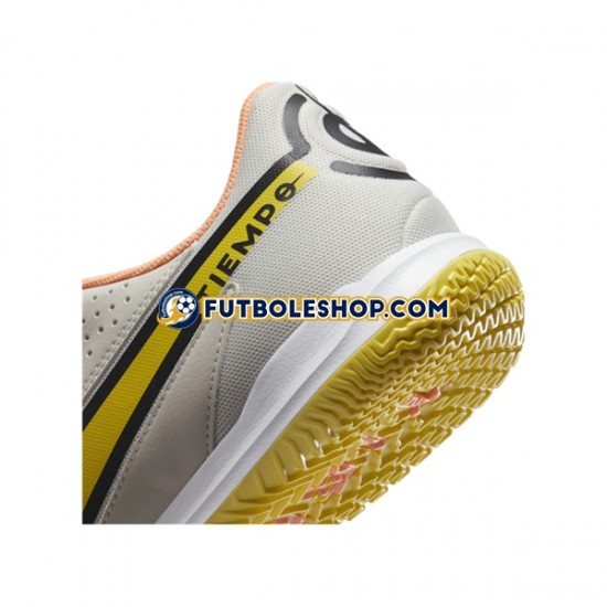 Botas de Fútbol Nike Tiempo Legend IX Academy IC Halle Lucent Gris Naranja