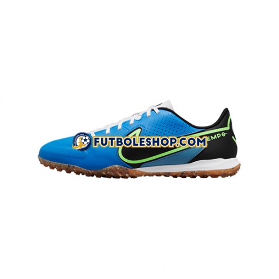 Botas de Fútbol Nike Tiempo Legend IX Academy TF Azul Verde Negro
