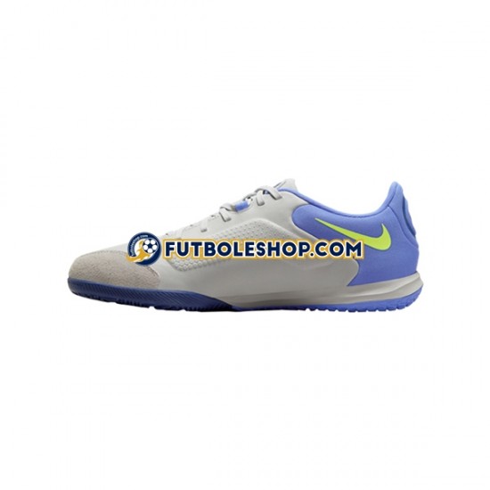 Botas de Fútbol Nike Tiempo Legend IX Recharge Academy IC Halle Gris Azul Amarillo