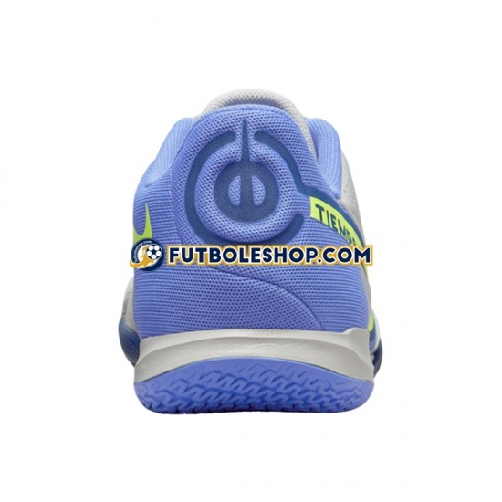 Botas de Fútbol Nike Tiempo Legend IX Recharge Academy IC Halle Gris Azul Amarillo