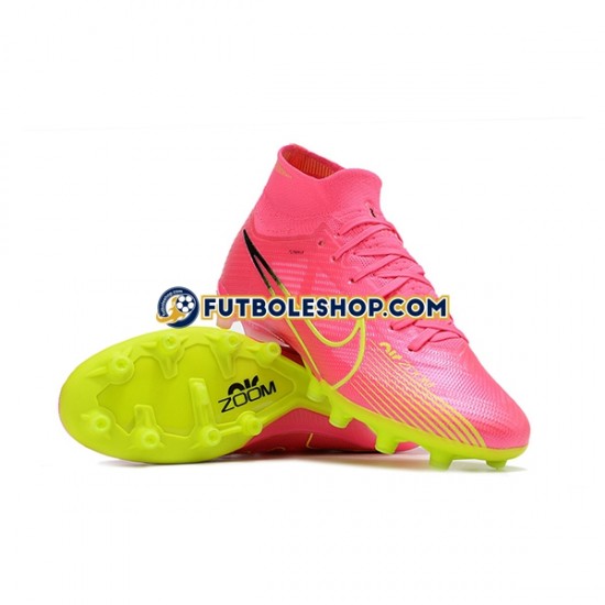 Botas de Fútbol Nike Zoom Vapor 15 Elite SE AG Rosa Verde