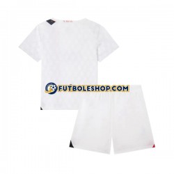 Segunda Equipación del AC Milan 2023-2024 Manga Corta para Niño (Camiseta y pantalón)