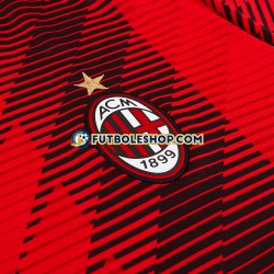 Primera Equipación del AC Milan 2023-2024 Manga Corta para Hombre